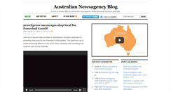 Desktop Screenshot of newsagencyblog.com.au