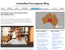 Tablet Screenshot of newsagencyblog.com.au